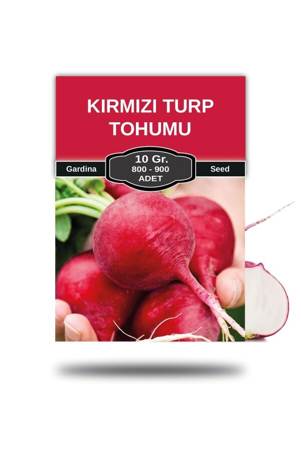 Kırmızı Turp Tohumu ( Iri ) 10 Gr. 800 Tohum - 1